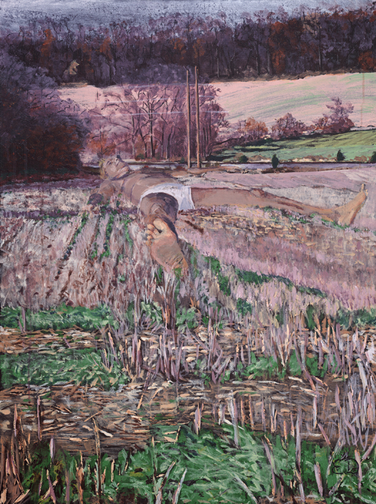 memory fall, acrylic on canvas, 40x30